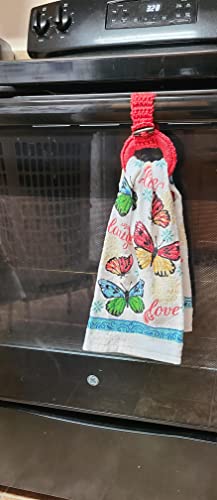 Sysaic Knotz Hanging Kitchen Towels Ring - Towel Holder For Kitchen Towels With Hanging Loop - Kitchen Towel Hanger Unique House Warming Gift (Black) #TOP1