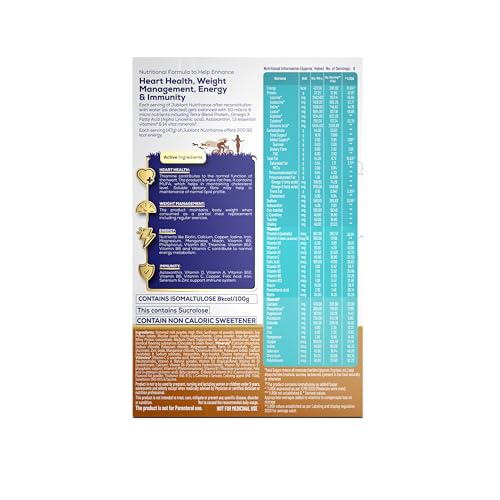 Image of Complete Nutritional Drink In Chocolate Flavour 50 Vital Nutrients | Promotes Heart Health Immunity Building Weight Management Energy Booster (400 Gm) X Pack Of 5