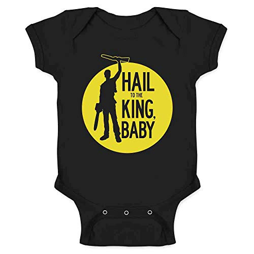 Image of Pop Threads Hail To The King Baby Horror Army Zombie Infant Baby Boy Girl Bodysuit