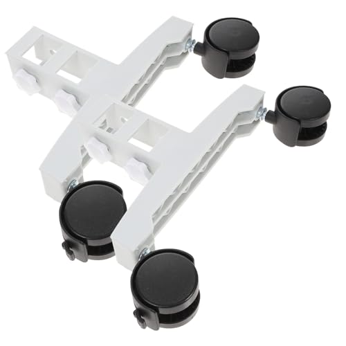 Alipis 2 piezas Soporte para Calentador Infrarrojo con Base Resistente y Ruedas Giratorias Compatible con Diferentes Grosores Estructura Reforzada de Nylon y Hierro para Uso Doméstico y
