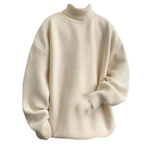Autumn and Winter Turtleneck Loose Retro Knitted Sweater