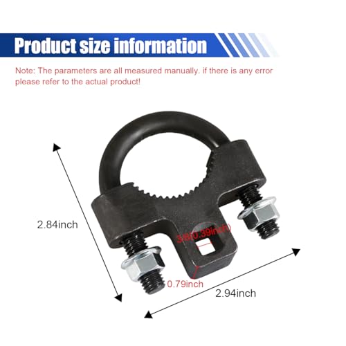 image for smilfuy Inner Tie Rod Removal Tool, 3/8 inch Carbon Steel Low Profile 