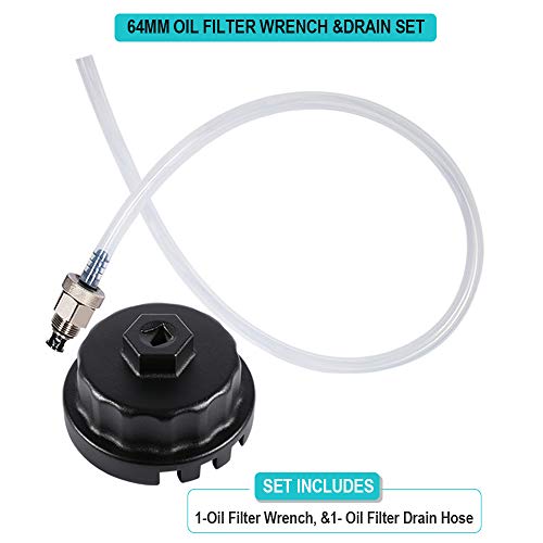 image for Opall 64MM Oil Filter Wrench and Drain Tool Set for Toyota & Lexus 2.0