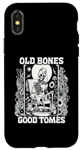 Old Bones Good Tomes Book Lover Bookworm ???????? ?????? iPhone X/XS ?