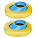 STDEV Toilet Relocation Flange Sealing Rings Set Rubber Toilet Shifts Flange Gasket Not Odor Toilet Positioning Seal Rings Set