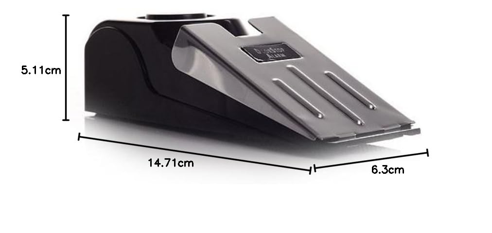 Alarma de puerta mejorada, ideal para viajes, tapón de puerta, herramientas de seguridad para el hogar