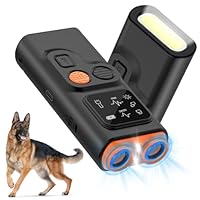Songsier Antibell für Hunde, Ultraschall Anti Bell Gerät Hunde, Handheld Anti Bellen Gerät Antibell für Hunde, Hunde Bell-Abschreckungsgerät, Hundetrainings Geräte Verhaltenshilfen Draußen Zuhause