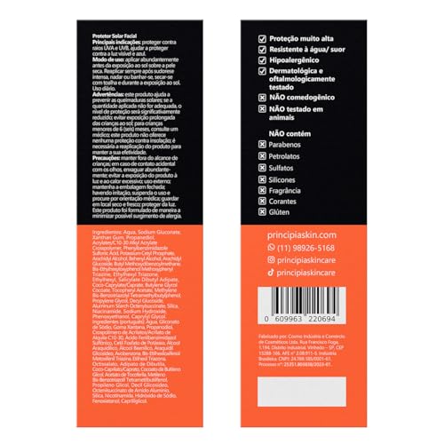 Protetor Solar Facial FPS 60 com Niacinamida - 40ml Protetor Solar Facial FPS 60 com Niacinamida - 40ml - Imagem 4