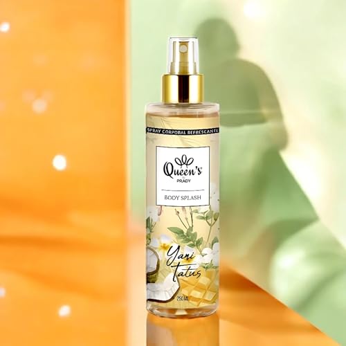 Prady Body Splash Yani Tatus - 250 ml - Brume corporelle avec arôme intense type parfum arabe - Parfum exotique, moderne et durable pour femme - Idéal pour...