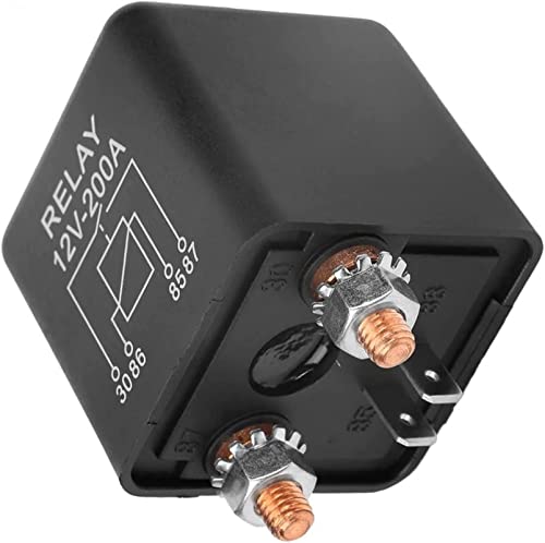 Relé automotriz de tipo continuo 12V 200A para batería auxiliar 7