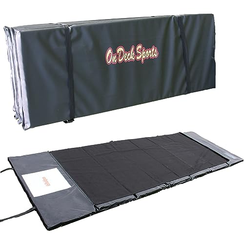 On Deck Sports Safe-Slide Baseball & Softball Sliding Mat – Foldable, Indoor/Outdoor Training Tool for Sliding Technique, Durable & Padded Design