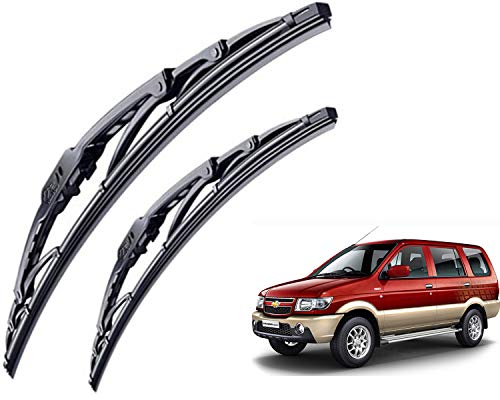 Image of WolkomHome High Performance OE Car Wiper Blade Replacement set of 2 Pc Right 22 inch Left 16 inch for Chevrolet Tavera Type-2