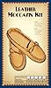 Realeather Adult Moccasin Leathercraft Kit, 10-11, Golden Tan #5