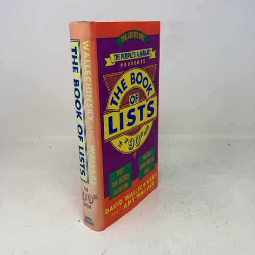 The People's Almanac Presents the Book of Lists... 0316920797 Book Cover