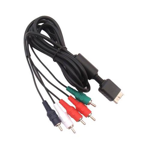 OSTENT Component AV Audio Video HDTV Cable Cord for Sony PS2 PS3