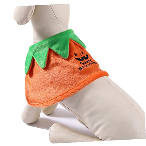 Disfraz Capa Halloween para Perros Talla M Naranja miniatura 5