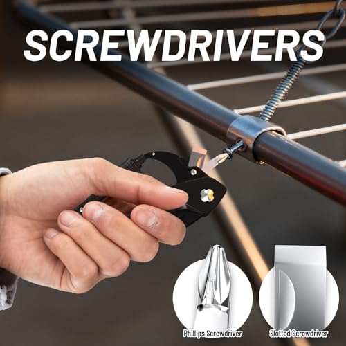 9-in-1 Multitool Carabiner with Knife