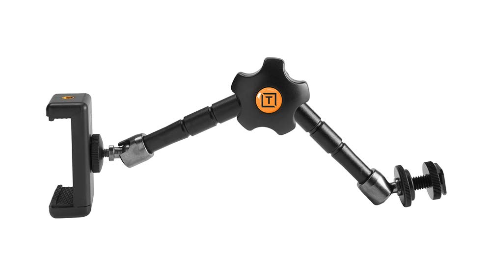 Tether Tools 11" Arm, Black, Smartphone Mount