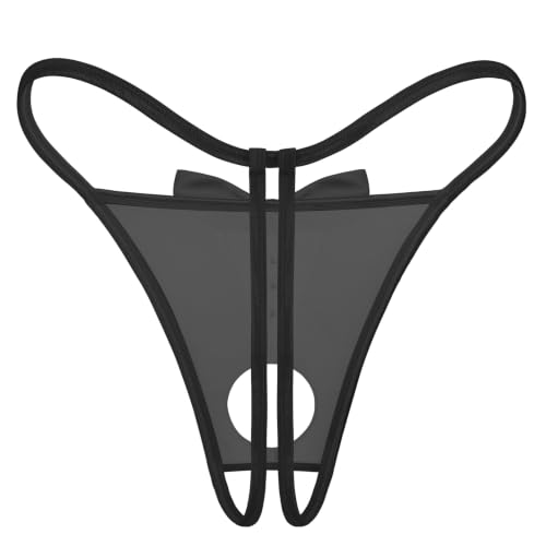 Avidlove Men's Hollow-Out Thong Sexy Lingerie Sets Bowknot Cosplay Costume - image 3