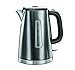 Russell Hobbs czajnik elektryczny, wymienny filtr antywapienny, markery szybkiego gotowania, kontroler strix, stal nierdzewna, pojemność 1,7l, retro, moc 2400W, szary, Luna Moonlight 23211-70