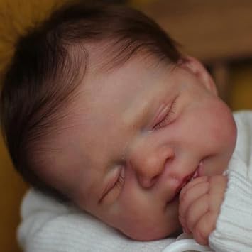 Anano Reborn Baby Dolls Boy, 18 in Realistic Baby Doll Girl Lifelike Babys Doll Newborn Babies, Real Life Babys Reborn Dolls Cloth Body with Accessories