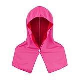 predolo Lightweight Towel for Cooling and Sun Neck Wrap for Sports, Rose Red