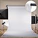 UTEBIT 10x12 White Polyester Photography Backdrop Large 3x3.6M Headshot Photo Background Wrinkle Resistant Collapsible Backdrops Screen for Video Studio Portrait Shooting (Stand Not Included)