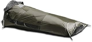 AquaQuest Hideaway Bivy Stealth Compact Single-Pole Hooped Tent Waterproof Breathable with Mosquito Bug Net Mesh for Hunting, Hiking, Camping - Olive Drab