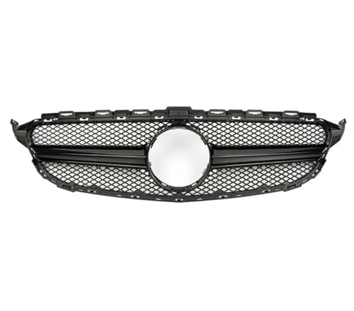 Calandre supérieure W205 finition noire AMG look pour pare-chocs Benz Classe C