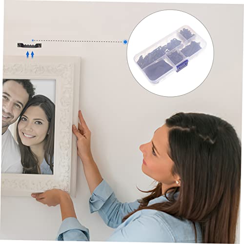 Image of DOITOOL 277pc Photo Frame Hook Set Steel Frame Hanging Hardware Kit Easy Install and