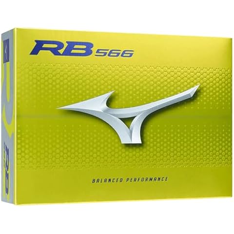 Mizuno RB 566 Yellow Golf Balls, One Size Cover