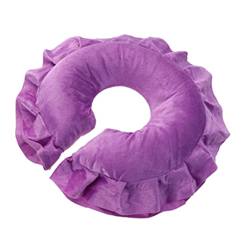 GRIRIW Cotton Pillow for Beauty Salon Face Rest Cover Massage Soft u Pillow for Spa