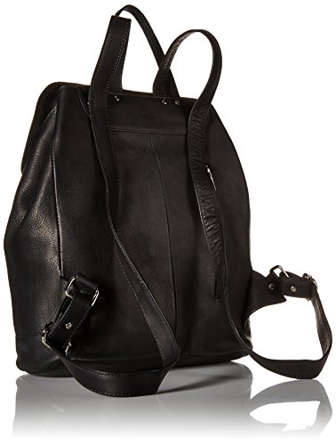 Large Oval Loop Backpack, Black, One Size3