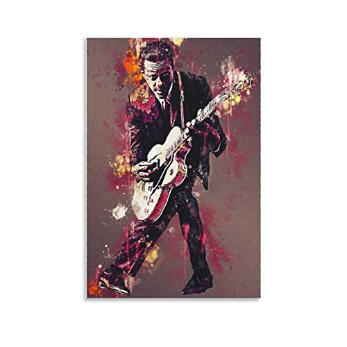 Peintures sur toile Chuck Berry 50x70cm sans cadre décoration murale
