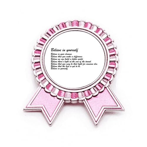 Broche poésie Rose M pour veste - Style inspirant pour le bureau