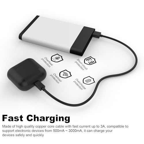 Image of Type C Charger Cable Compatible with Sony WH-1000XM6 WH-1000XM5 WH-1000XM4 WH-1000XM3 WH-CH720N WH-CH520 WH-XB910N WF-1000XM5 WF-1000XM4 WF-1000XM3 WF-C510 WI-C100 Headphones (25cm)