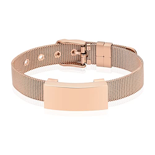 constantlife Cremation Bracelet for Ashes Adjustable Watch Band Memorial Urn Bangle Square Locket Ashes Holder Custom Keepsake Jewelry Gift