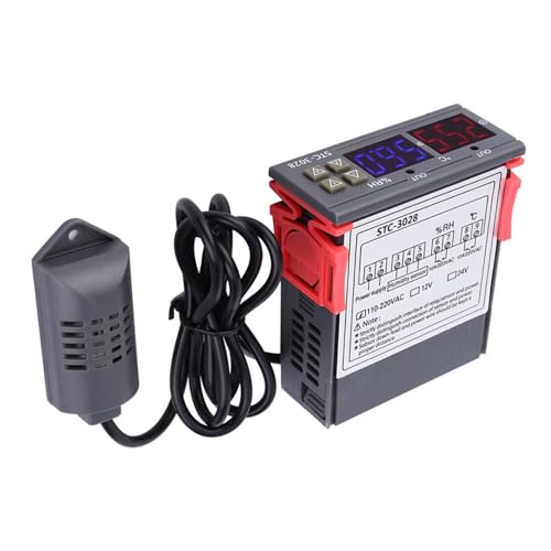 Termostato Com Display Digital STC-3028 para Comutação Automática de Dispositivos de Refrigeração e