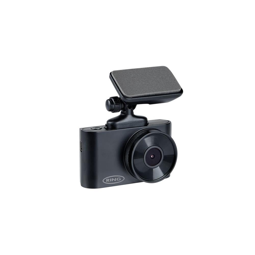 Ring Automotive RSDC3000 Smart Dash Cam con GPS WiFi Full HD 1296p 30fps 2.0" Screen G-Sensor Ring Connect App fotocamera anteriore auto dashcam compatibile posteriore, nero