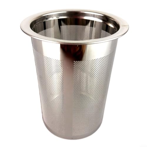 Colador de café de metal con filtro de malla fina de acero inoxidable para infusor de té y café reutilizable para lograr un sabor suave