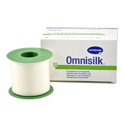 Omnisilk - Rollo de tiritas (5 unidades, 2,5 cm x 9,2 m)