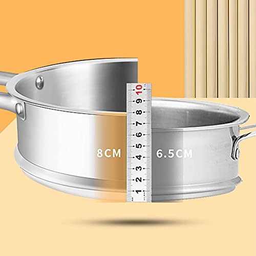 Cuiseur vapeur double usage 18cm en inox 316 compatible induction et gaz