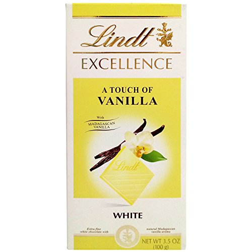 Image of Lindt White Chocolate - Excellence A Touch of Vanilla, 100g Carton