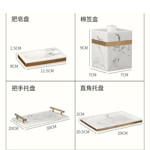 Ensemble de bain 5 pièces pour une décoration d'évier raffinée