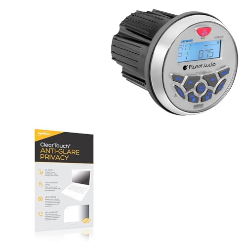 BoxWave Screen Protector Compatible with Planet Audio PGR35B - ClearTouch Anti-Glare Privacy (2-Pack), Privacy Screen Protector Flexible Film Anti-Glare