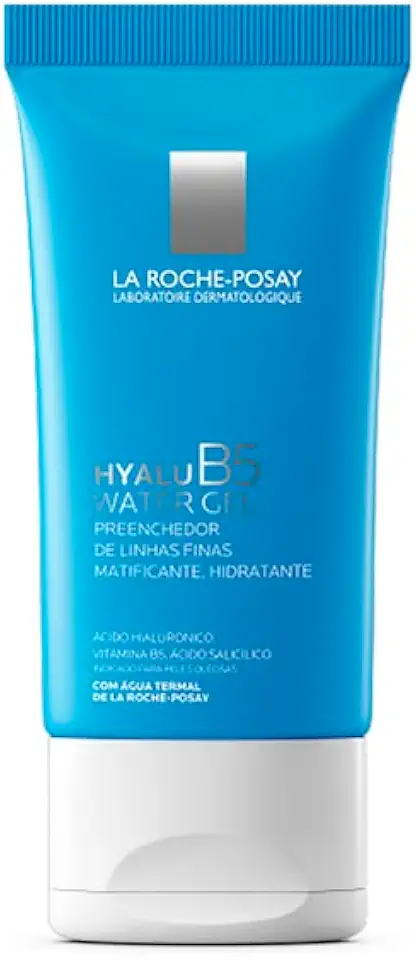 La Roche-Posay Hyalu B5 Water Gel, Gel Hidratante Facial Preenchedor de Linhas Finas com Efeito Primer Matificante e Controle da Oleosidade, com Ácido Hialurônico, 40g