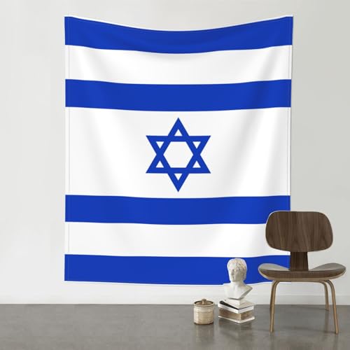 Tapisserie drapeau israélien décoration chambre tissu durable doux
