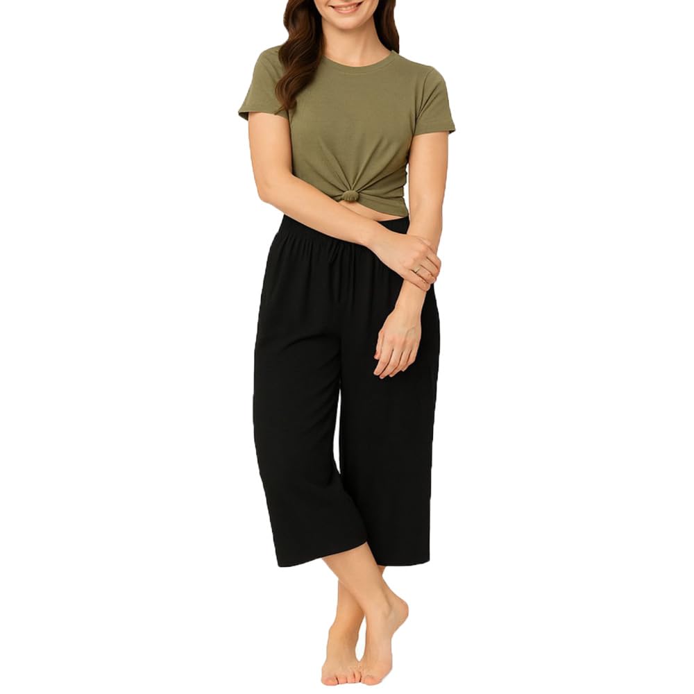 Womens Loosefit Capris-picture-17