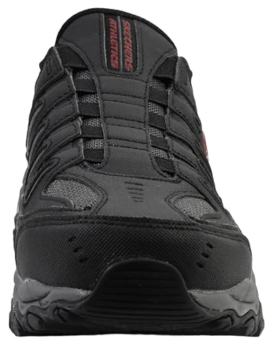 Skechers Men's Afterburn M. Fit Ridgeburn Slip-in Sneaker Black/Charcoal