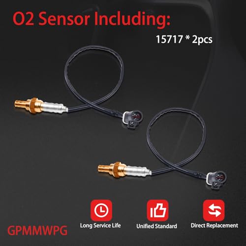Sensor de Oxígeno 2PCS Compatible Ford 15717 miniatura 2